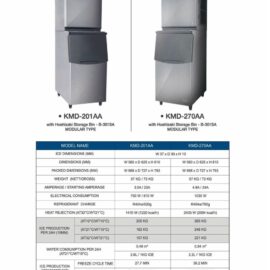 HOSHIZAKI CRESCENT ICE MACHINES KMD-201AA/ KMD-270AA